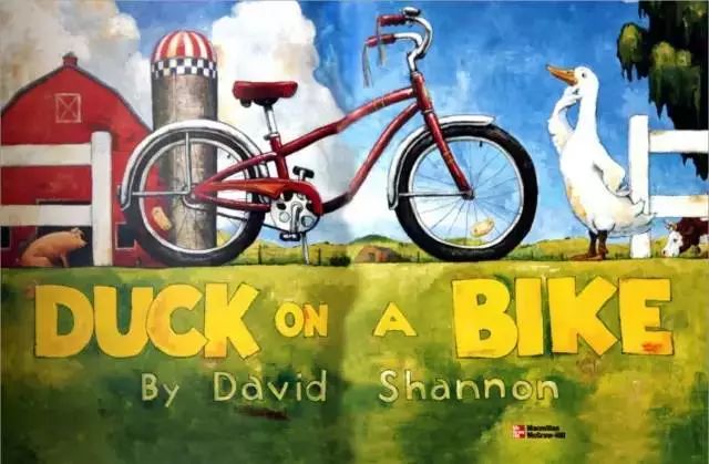 绘本故事Duck On A Bike 鸭子骑车记小达人点读包+MP3音频+PDF