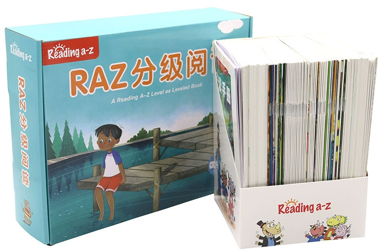 新版RAZ分级阅读AA级互动版1-93册小达人爸妈网+易读宝点读包