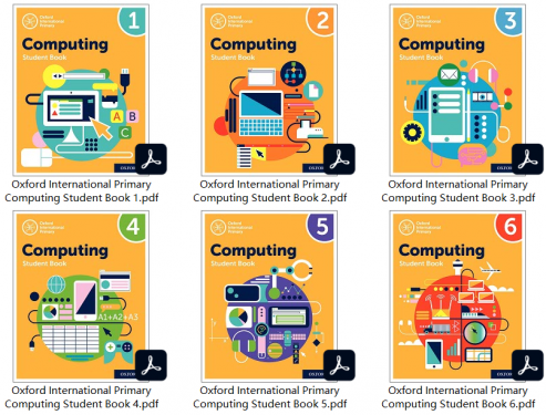 牛津小学1-6计算机教材超高清PDF电子书