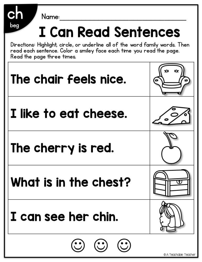 I can read phonics sentencesPhonics Sentences Blends and Digraphs_第4页