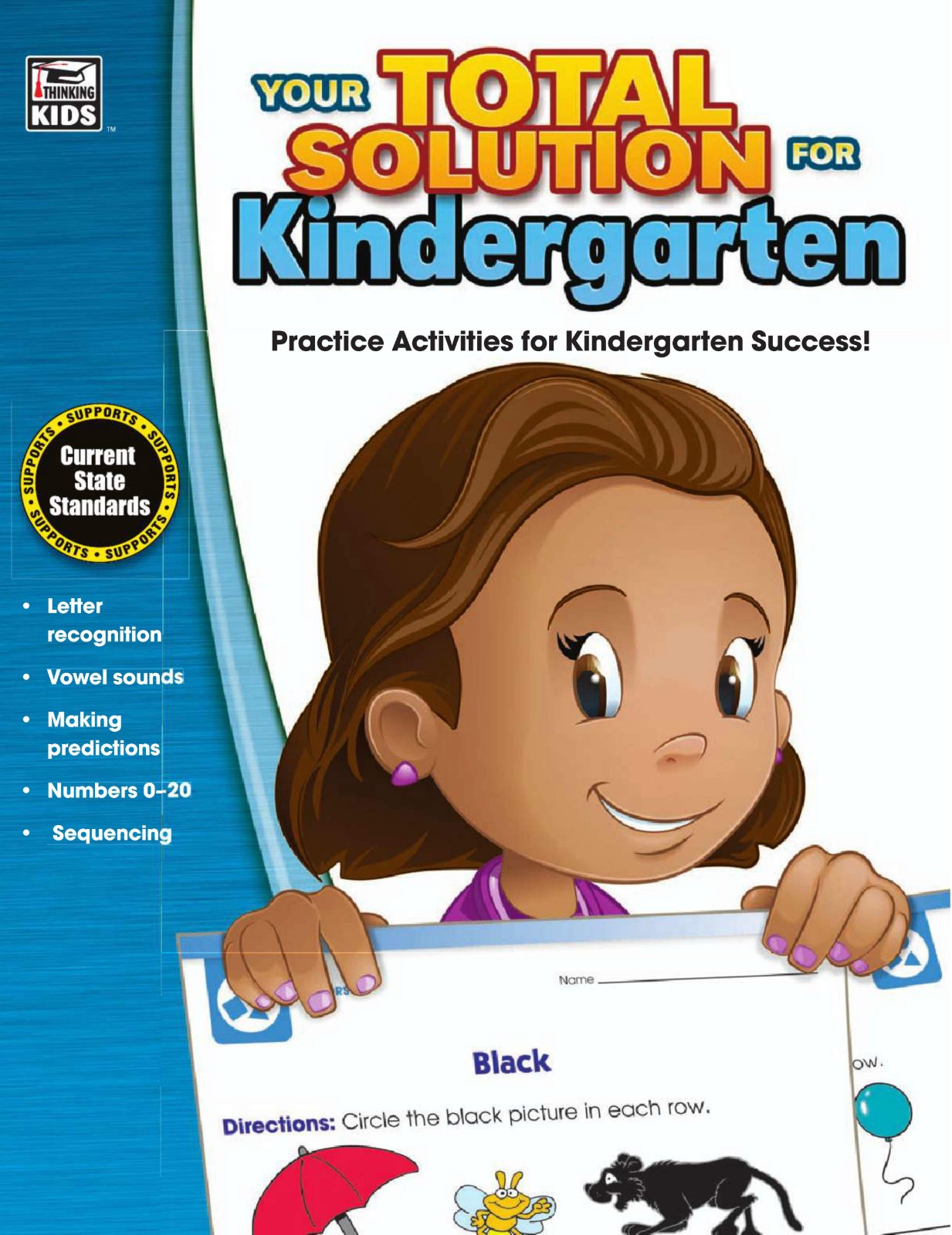 your total solution for kindergarten workbook美国幼儿园练习册