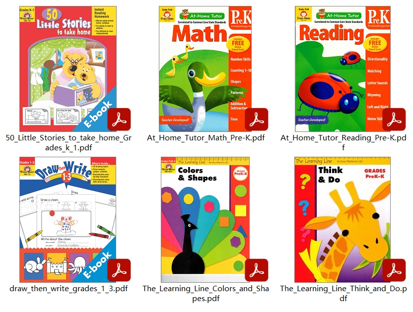 The Learning Line 学习起跑线系列 6册PDF高清电子版可打印