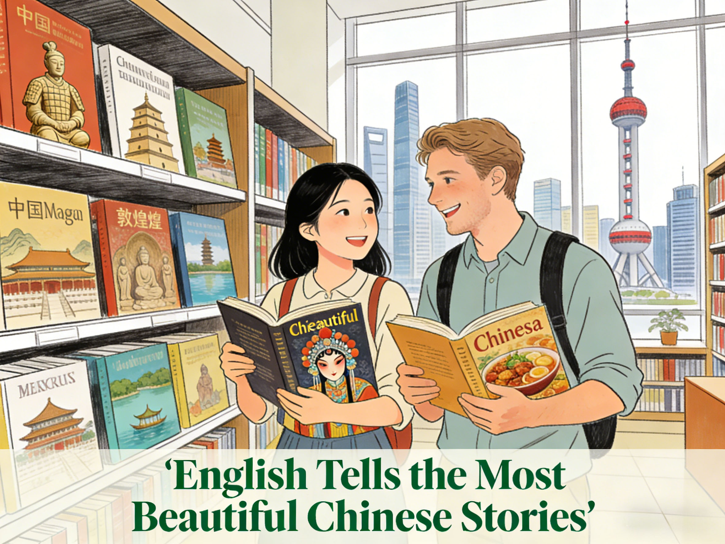 英文讲最美中国故事PDF电子版+MP3音频夸克网盘