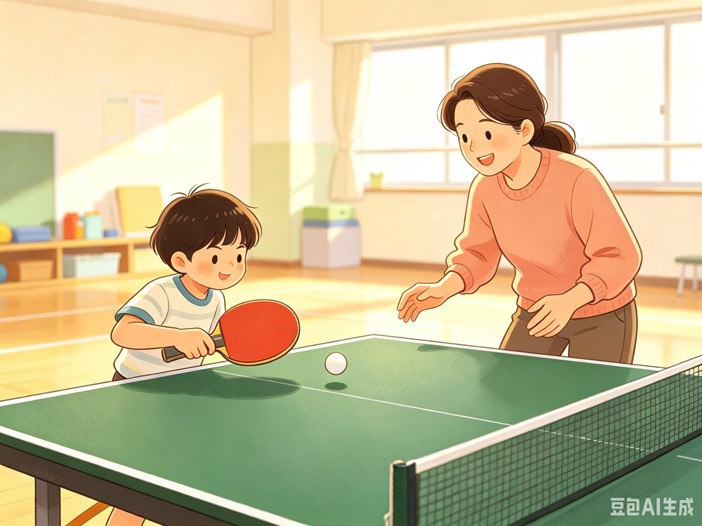 亲子乒乓球：方寸球台，练出孩子专注力与好品格