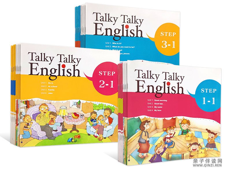 Talky Talky English（Step1-3）全30册小达人点读笔的直接点读包