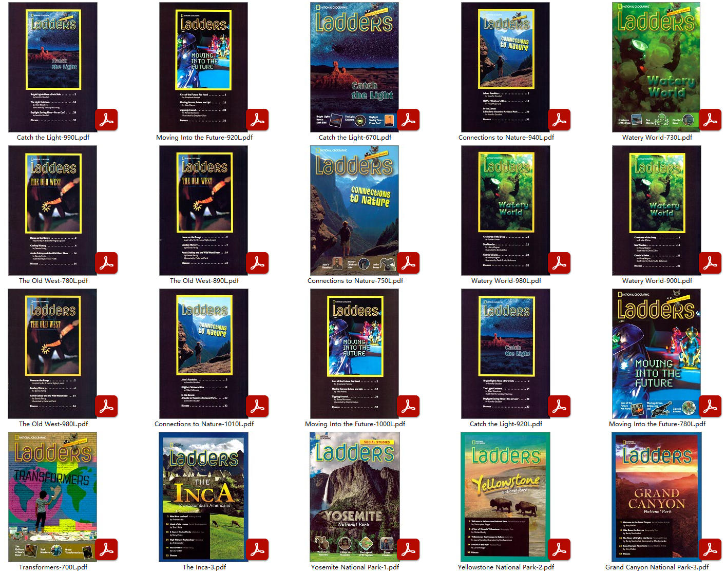 259本美国国家地理分级阅读系列PDF电子版超高清可打印百度网盘下载