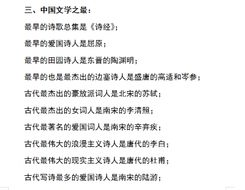 ​中国文学之最