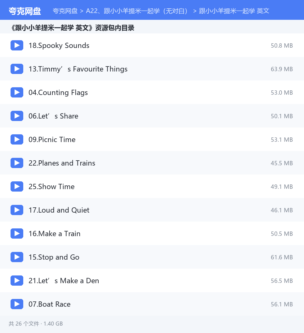 完整文件清单