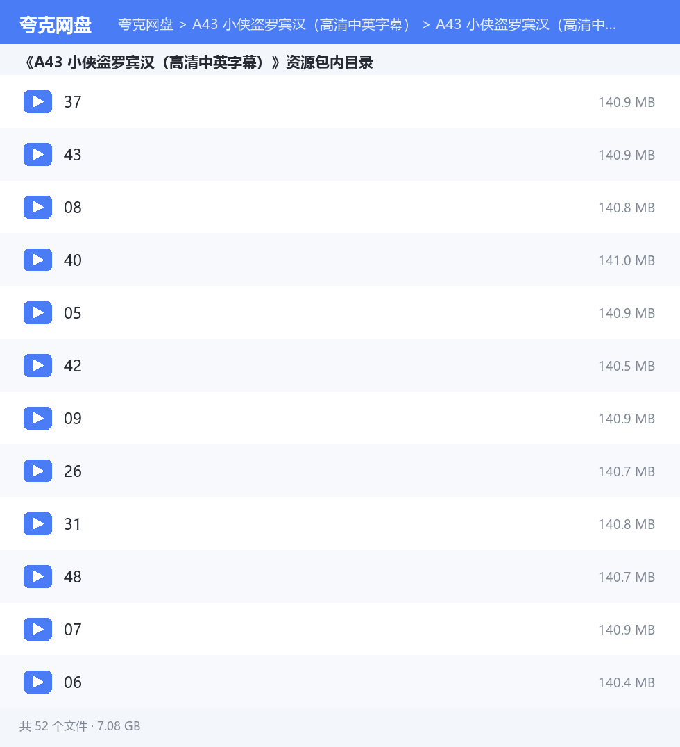 完整文件清单