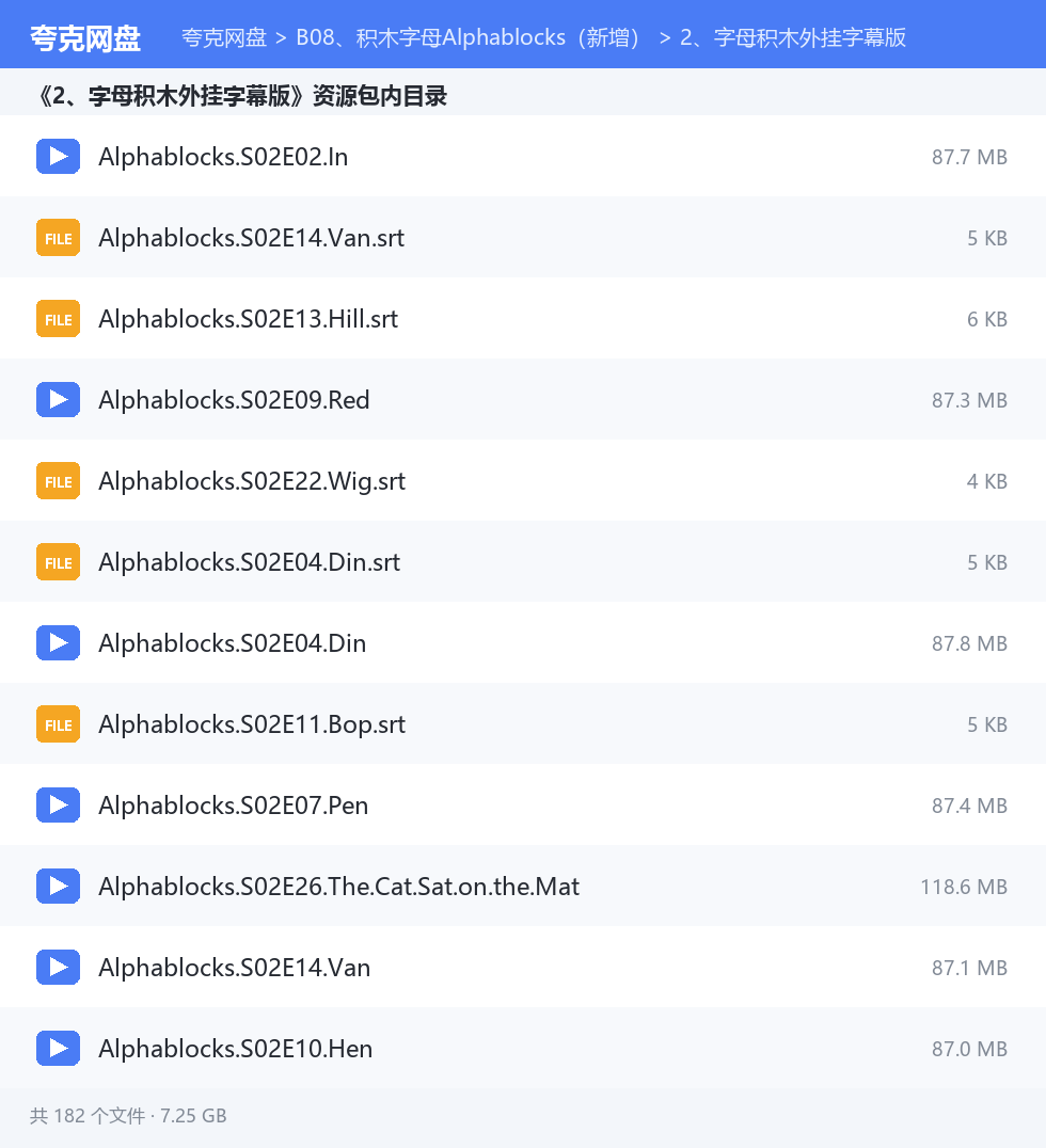 完整文件清单