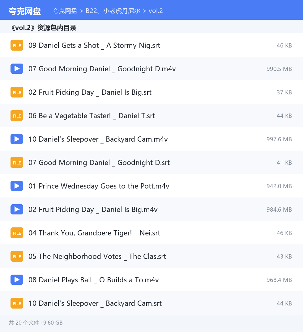 完整文件清单