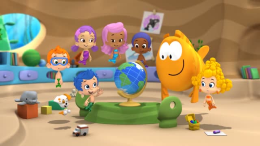 B34、泡泡孔雀鱼.Bubble.Guppies.适合2-6岁