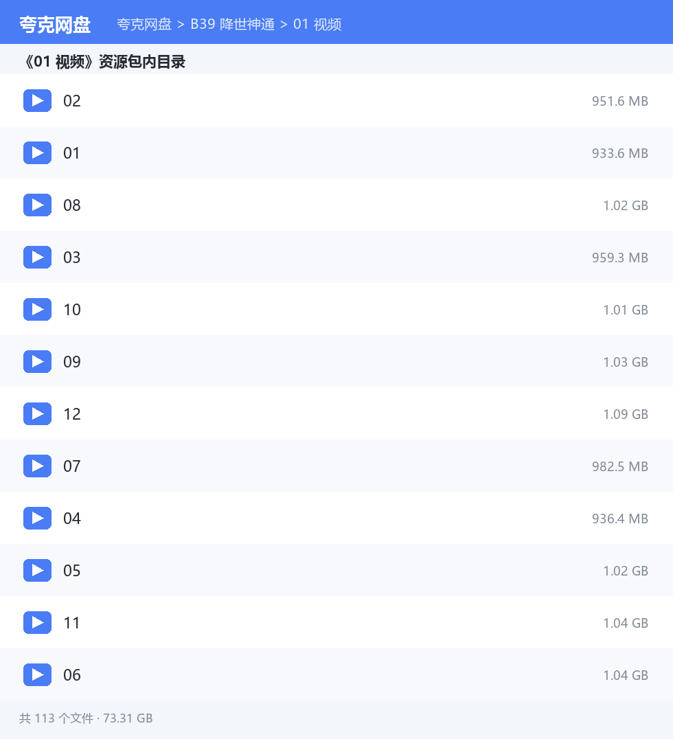 完整文件清单