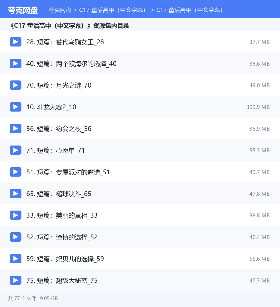 完整文件清单