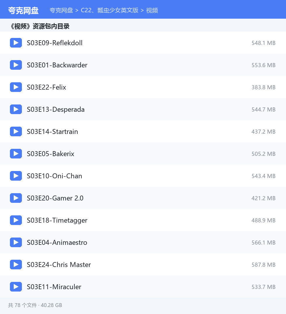 完整文件清单