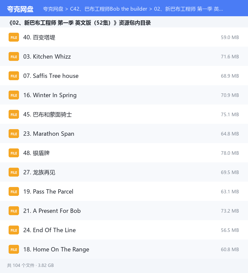 完整文件清单