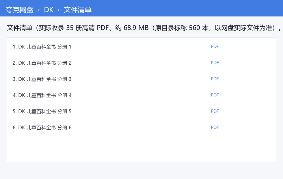 文件列表