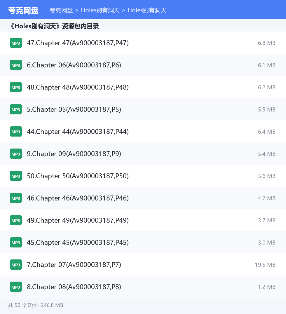 Holes别有洞天 资源文件清单