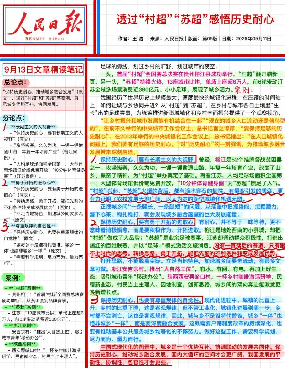 人民日报资料已做好分类归档，想学哪一块直接定位，不必在成堆文件里翻找