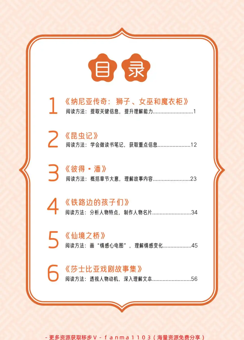 张泉灵大语文阅读课程 资料内页(PDF 第 2 页)