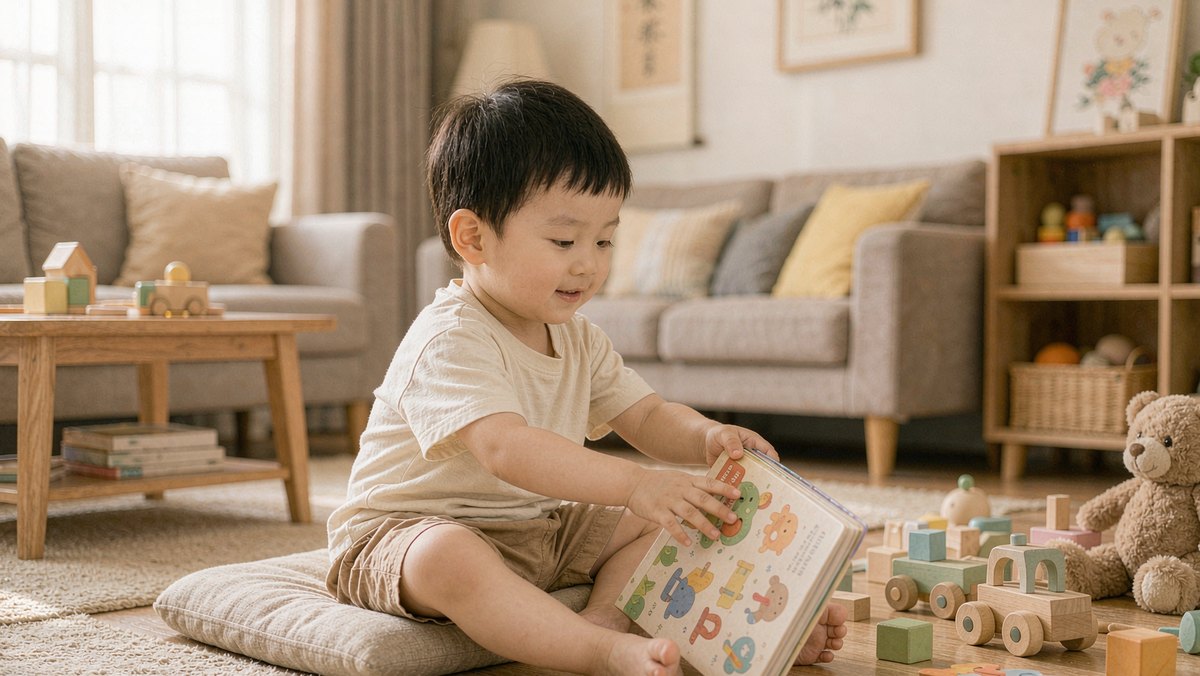 共读时孩子把书合上不让读,先别急着哄他